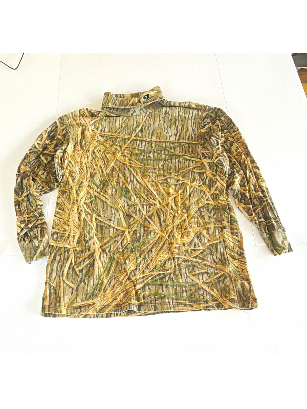 Mossy Oak Men's 2XL Long Sleeve Camo Cotton T-Shirt Made in USA